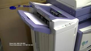 Toshiba eStudio 355 Mono A4 A3 Printer Copier Scanner Finisher Low Print Count [upl. by Walker446]