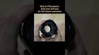 TTArtisan first AF lens for full frame system [upl. by Burn]