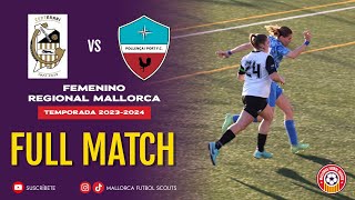 Constancia B vs Pollença I Port  Femenino Regional Mallorca  Jornada 19 [upl. by Heyer90]