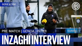 SIMONE INZAGHI  PREMATCH INTERVIEW  GENOA vs INTER🎙️⚫🔵 [upl. by Eiram776]