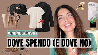 GUARDAROBA CAPSULA AUTUNNO INVERNO 10 COSE PER CUI SPENDO e dove risparimio [upl. by Enilec826]