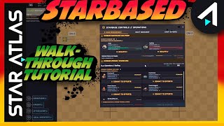 Star Atlas Starbased Walkthrough Tutorial [upl. by Nielson164]