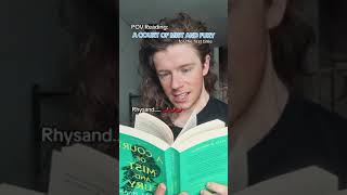 Pov Reading A Court of Thorns and Roses shorts comedy youtubeshorts [upl. by Kcirrem]