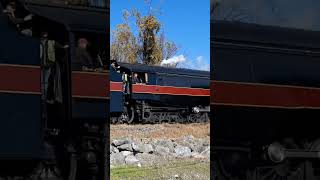 NampW 611 Steam Locomotive Returning From Strasburg train railroad railfan steamlocomotive 611 [upl. by Smukler]