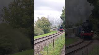 Beachy Head and Sir Nigel Gresley climbing away from Horsted Keynes Oct 2024 [upl. by Nalahs]