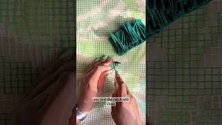 How To Latch Hook The Easiest Craft You’ll Ever Learn latchhook craftingcommunity craft [upl. by Valtin]