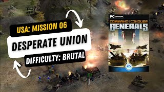 CampC Generals USA Mission 06 Difficulty Brutal [upl. by Aniv36]