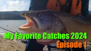 Washington Fishing My Favorite Catches 2024 Episode 1 Kayak Lake Trout Mackinaw amp Mirror Carp [upl. by Nosmoht]