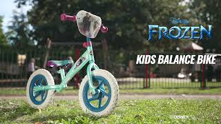 Disney Frozen 12in Balance Bike  Huffy UK [upl. by Chevy396]