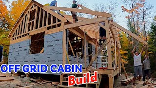 HOW TO ROOF Off Grid Cabin Build  Episode 26 [upl. by Ethyl321]