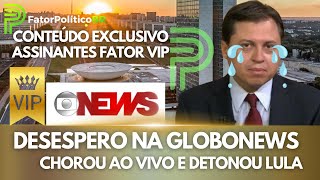 Jornalista da Globonews chora e entrega Lula Não tem governabilidade e já não sabe o que fazer [upl. by Acinhoj]