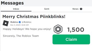 How To Get FREE ROBUX on CHRISTMAS [upl. by Notsgnik]