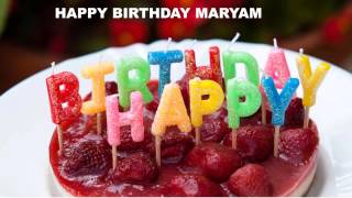 Maryam Birthday song  Cakes  Happy Birthday Maryam [upl. by Garlan]