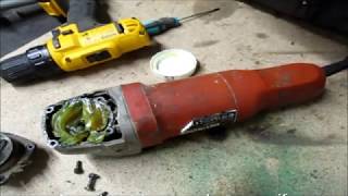 Angle Grinder greasing and small repair [upl. by Hester75]