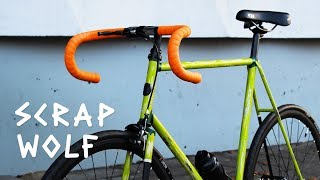 Oneoff single speed racefiets  The Semster  Scrap Wolf [upl. by Hirasuna]