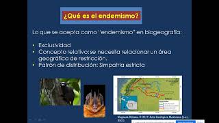 Biogeografía Integrativa Posgrado en Ciencias Biológicas Unidad 2 Areas de Endemismo [upl. by Ryun336]