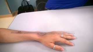 Goniometry Wrist Ulnar Deviation [upl. by Fionna]