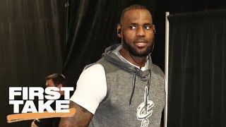 LeBron James Says He Didnt Start Super Teams  First Take  June 16 2017 [upl. by Zebe438]