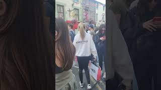 Talented Street Artists performing at a popular street in Galway Ireland [upl. by Elkraps]