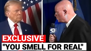 3 Mins Ago Trump Throws TANTRUM after reporter laughs right to his face [upl. by Wickman494]