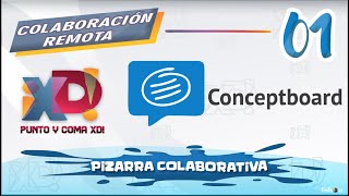 CONCEPTBOARD – Una pizarra Lienzo para reuniones o clases virtuales colaborativas [upl. by Zelazny]