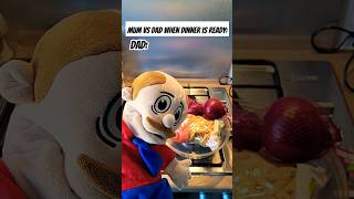 Mom VS dad When dinners ready 💯🔥🤣 smljeffy funny sml comedy puppet plush supermariologan [upl. by Lengel]