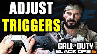 How To Adjust Controller Triggers Deadzones amp Shoot Faster In COD BO6 [upl. by Radnaxela]