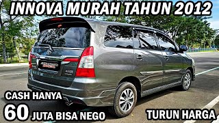 HARGA MOBIL BEKAS KIJANG INNOVA TAHUN 2012  2014 [upl. by Aikrehs]