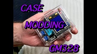 MODDING THE ACRYLIC CASE FOR THE GM328 COMPONENT TESTER [upl. by Hoon]