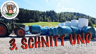 FarmVLOG294  3 Schnitt und kaputter Futterautomat [upl. by Guinna]