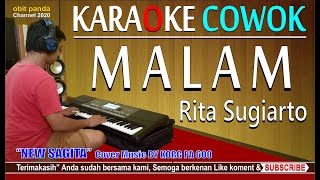 MALAM  COWOK VERSION KARAOKE COVER [upl. by Eudoca]