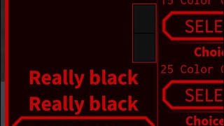 Luckiest Ever Color in RoGhoul Pure Really Black [upl. by Maximilianus]