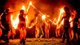 Czech Spring Ritual of Witch Burning [upl. by Gnouhc]