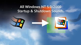 All Windows NT 502000 Startup and Shutdown Sounds [upl. by Jacklin]