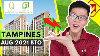 Tampines BTO Aug 2021 Review  Tampines GreenJade amp GreenQuartz Official Analysis [upl. by Felicia852]