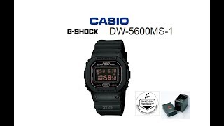 카시오 지샥 DW5600MS 리뷰 ┃ CASIO GSHOCK DW5600MS REVIEW [upl. by Concettina]