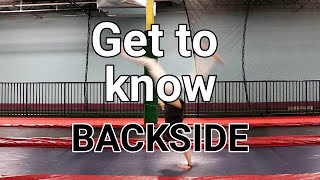 Martial Arts Tricking  Get to know quotBacksidequot [upl. by Vicki906]