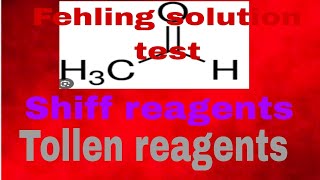 Functional group test of Acetaldehyde Tollen reagents silver mirror testschiff testFehling [upl. by Etheline267]