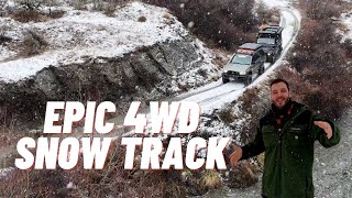 New Zealands best 4WD track covered in SNOW [upl. by Enawd119]