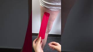 tape for knee posterior fyp kinesio kinesiotape health football [upl. by Dorella]