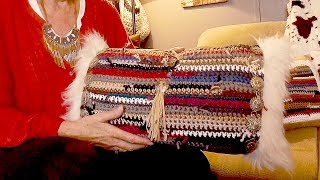 Crocheted Saddle Blanket Design [upl. by Diamond287]