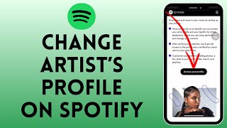 How to Change Artist’s Profile on Spotify 2024 EASY [upl. by Gent32]