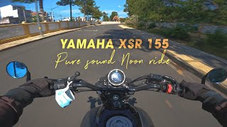 Yamaha XSR 155 Pure Sound  Noon Ride 14 [upl. by Volnak]