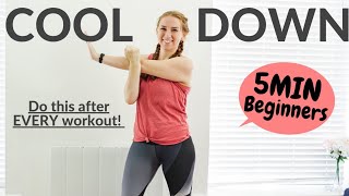 5MIN COOL DOWN YOU CAN DO AFTER EVERY WORKOUT  Beginner Stretch [upl. by Lebama]