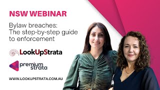 NSW Bylaw breaches  The step by step guide to enforcement  LookUpStrata [upl. by Giusto]