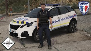 GTA 5 LSPDFR  POLICE MUNICIPALE  PEUGEOT 3008  PATROUILLE 61  RESTER CROUPIR LES VACHES [upl. by Leontine]