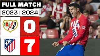 Rayo Vallecano 0  7 Atlético de Madrid  PARTIDO COMPLETO  LALIGA EA SPORTS 202324 [upl. by Mattie]