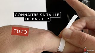 Comment connaitre sa taille de bague FR [upl. by Finbur]