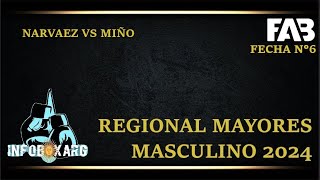 FEDERICO NARVAEZ VS NAZARENO MIÑO CATEGORIA 69KG REGIONAL MAYORES MASCULINO FAB FECHA 6 [upl. by Sualokin]