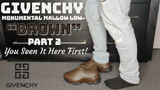 Givenchy Monumental Mallow Low quotBrownquot Review Pt 2  NOT WATERPROOF [upl. by Angeline]